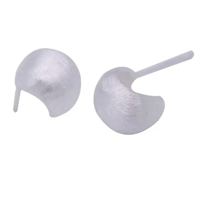 Petites boucles d'oreilles givrées en argent Sterling 925 pour femmes, Piercing, mariage, luxe, qual
