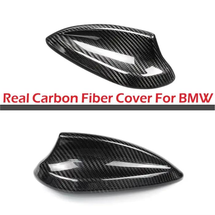 Couvercle d'antenne en Fiber de carbone véritable, pour BMW M2 M3 M4 12345 série 7 X1 X3 F22 F30 F34