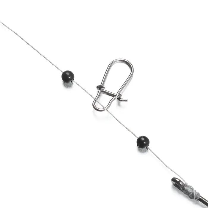 Perles de pêche rondes, souples et dures de 3mm à 12mm, accessoires pour leurres, hameçons, 100 pièc