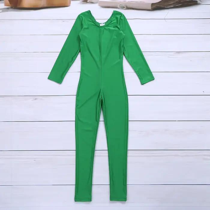 Justaucorps de gymnastique de Ballet à manches longues pour enfants filles, combinaison d'exercice d