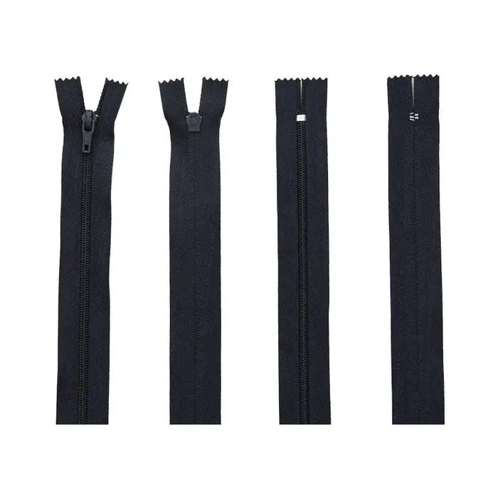 Fermeture éclair en nylon pour tailleur, accessoires de couture, artisanat, couture de vêtements, 4