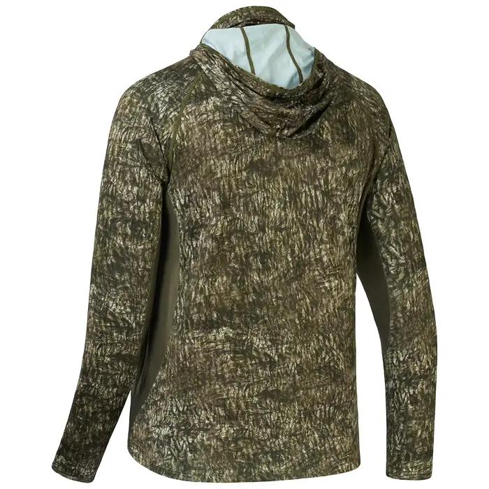 Bassdash-Chemises de chasse à manches longues pour hommes, sweat à capuche de pêche camouflage, Udis