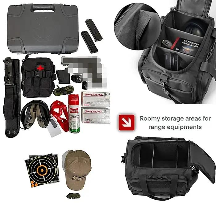 Sac de rangement en nylon pour armes à feu, système Molle, accessoire de chasse en plein air, étui à