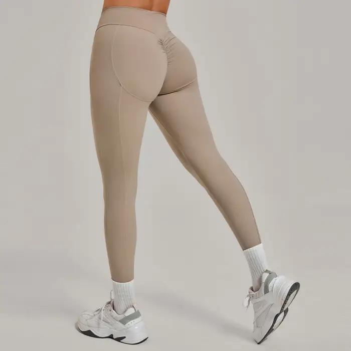 Pantalon de yoga taille haute Ningyu pour femme, séchage rapide, pour le cyclisme, le fitness et la