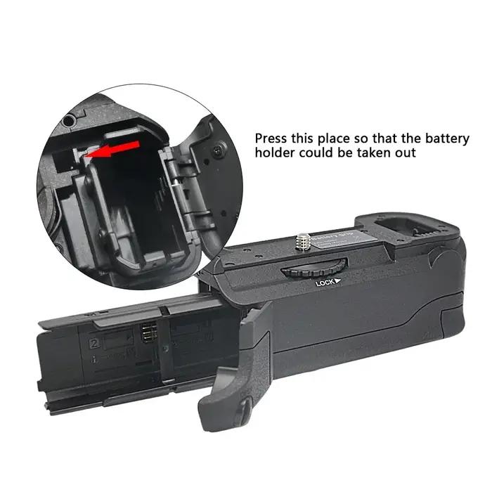 BG-A6000 Vertical Batterie Grip support pour Sony A6300 A6000 A6400 A6100 Caméra travailler avec NP-