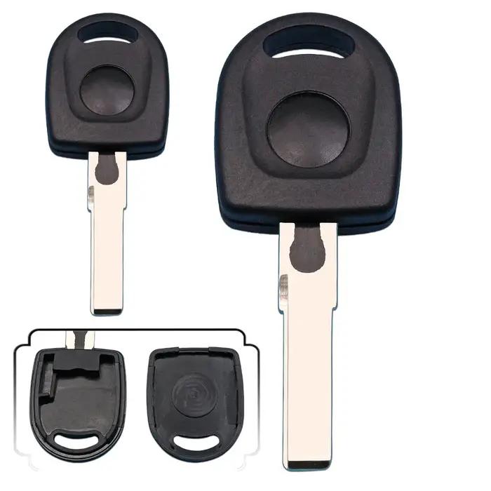 Keychannel 10 pièces/lot transpondeur clé coque HU66 HU162 lame puce tête étui de rechange clé de vo
