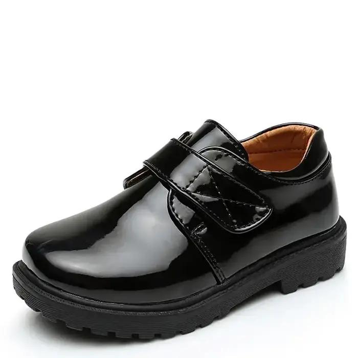 Nouveaux garçons chaussures en cuir Style britannique Performance scolaire enfants chaussures de fêt