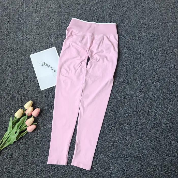 Leggings de Fitness pour femmes, taille haute, pantalons de Yoga sans couture, froissés, butin, pêch