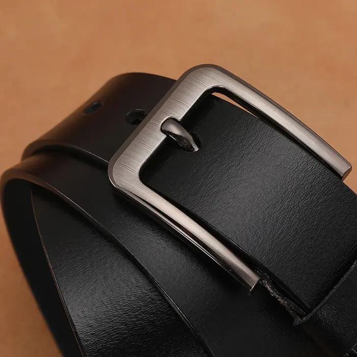 LONG Large Pin strucMale EnvironWaist pour hommes, cuir véritable de haute qualité, grande taille, 1