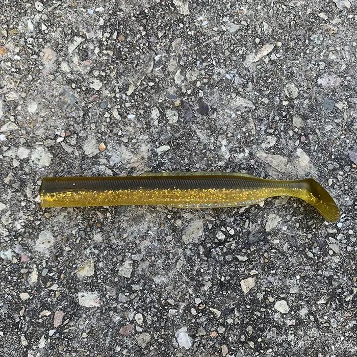 HAIMALUO heureux doux leurre de pêche queue artificielle eau salée appât de pêche Swimbait bar de me