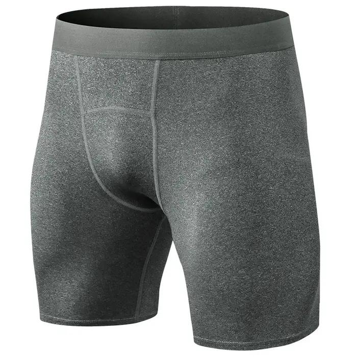 Hommes gymnases Shorts collants de Compression élastiques Fitness musculation respirant séchage rapi