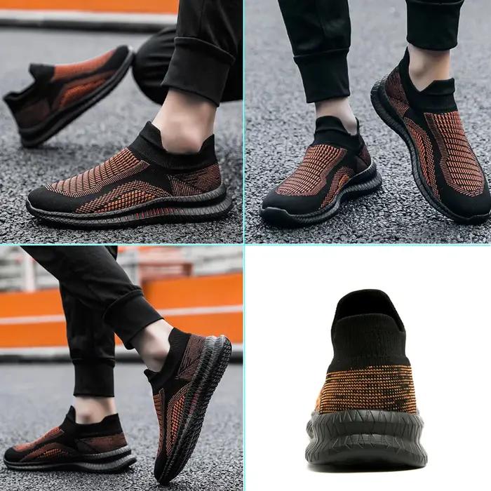 Chaussures de marche respirantes pour hommes - Mocassins légers flexibles baskets 39-48