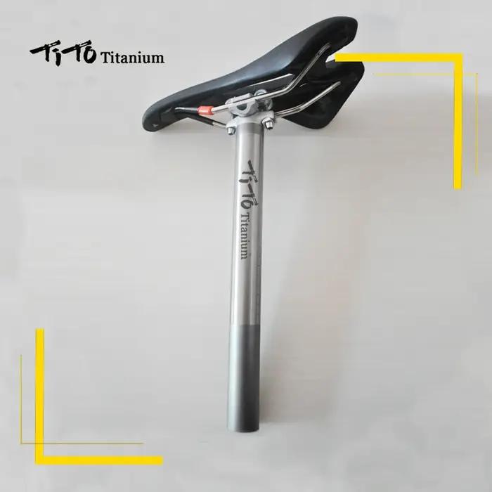 Tige de dégager de vélo en alliage de titane Tito, tige de dégager de vélo de route VTT, tête en alu