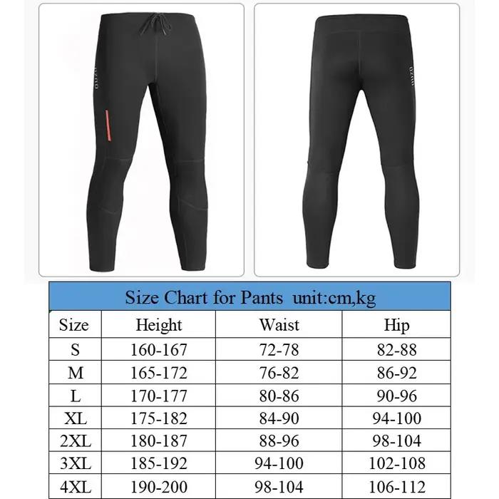 Pantalon plongée hommes 1.5mm néoprène surf pêche long sangle réglable garde au chaud