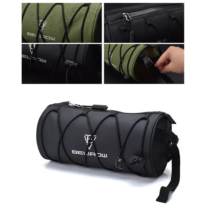 Sac étanche pour tube avant de vélo, sacoche de guidon de vélo, sac de rangement de vélo, grande cap