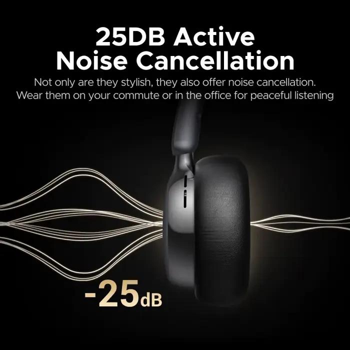 UGREEN ANC Casque antibruit actif sans fil sur l'oreille Écouteurs Bluetooth