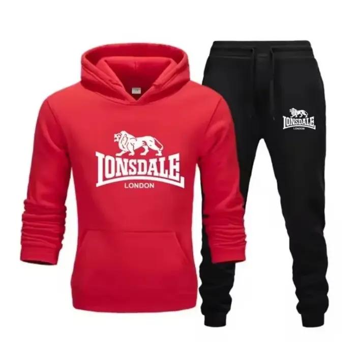 Animal léopard 2025 printemps automne haute qualité décontracté hommes ensemble de vêtements de spor
