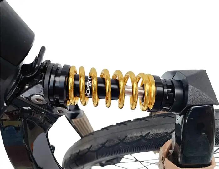 Amortisseur Litepro pour Birdy vélo pliant - Ressort titane réglable pour un confort ultime en ville
