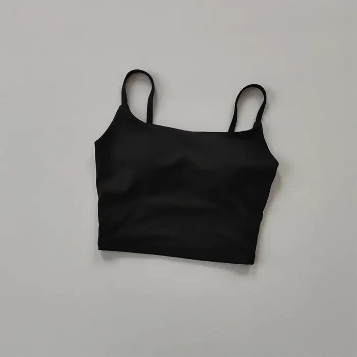 Gilet à bretelles intégré femme sous-vêtements sport soutien-gorge beauté dos fitness