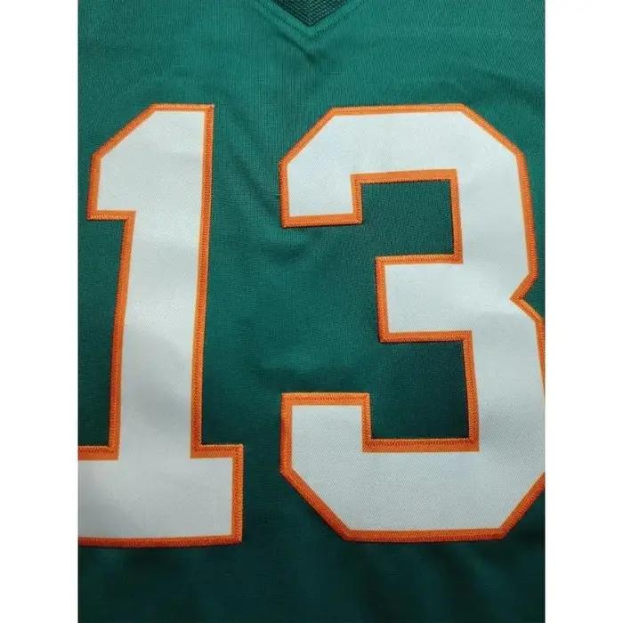 Maillot de Football brodé pour hommes, T-shirt respirant à col en v, maillot de Rugby Miami à manche
