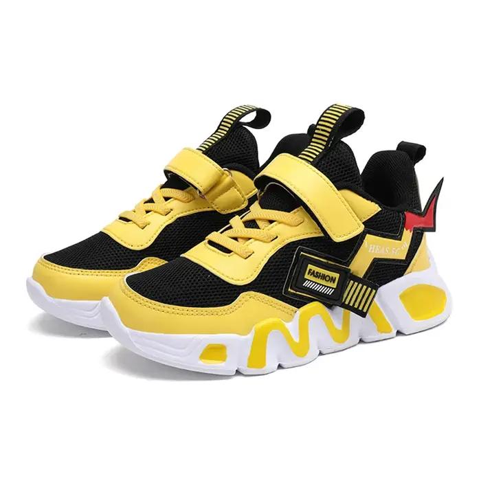 Chaussures basket enfants dessin animé semelle souple - Respirantes course garçons plein air rencontre
