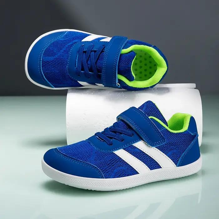 Nouvelles baskets pour garçons et filles, chaussures larges pour enfants, chaussures pieds nus natur