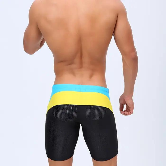Boxer de bain homme sexy en maille respirante - Maillot de bain sportif pour surf et plage
