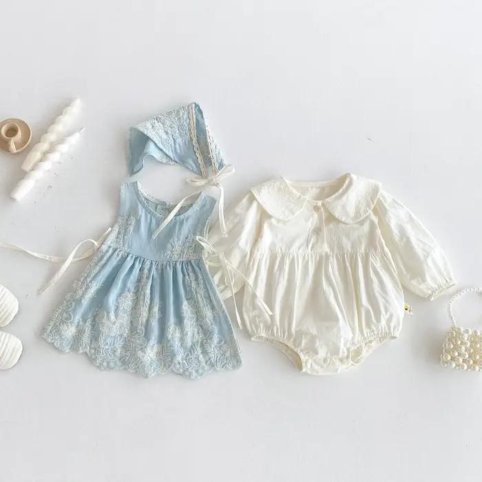 Collection automne 2025 : costume une pièce pour bébé, costume plat élégant pour bébé fille, ensembl