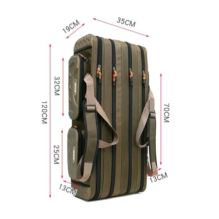 Sacs de pêche étanches à 100 couches, étui de rangement pour moulinet de pêche, sac à dos de grande