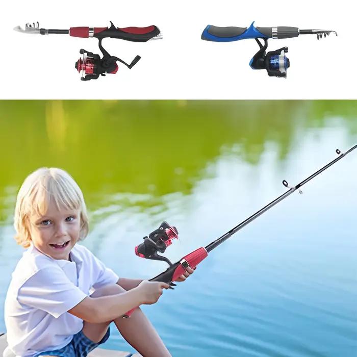 Enfants canne à pêche ensemble canne à pêche pour enfants enfant cannes à pêche télescopiques avec m