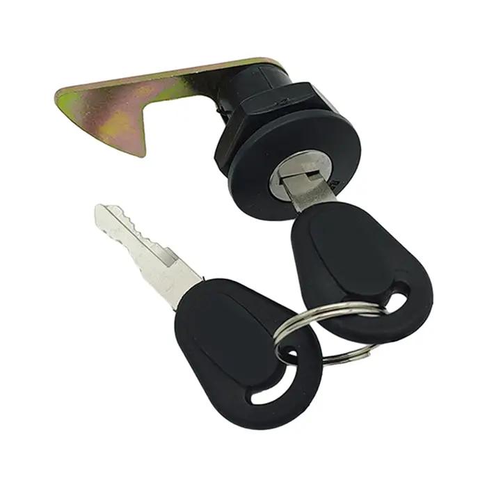 2 clés + 1 serrure boîte arrière de voiture électrique serrure de coffre de moto serrure de coffre a