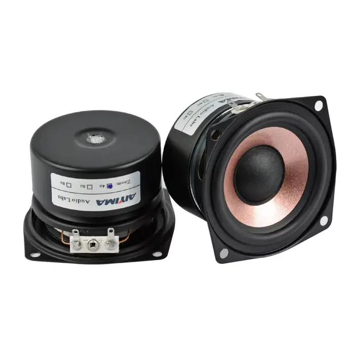 AIYIMA 2 pièces 2.5 pouces Audio gamme complète haut-parleur 4 8 Ohm HIFI Home cinéma 8-15W musique