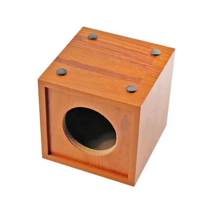 GHXAMP coque de boîte de haut-parleur en bois 3 pouces haut-parleur Tweeter corps vide boîtier Satel