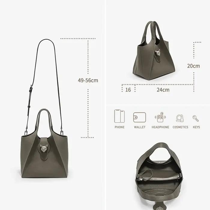 Sac à main fourre-tout de voyage BAFELLI 2026 pour femme en cuir véritable, sac à main unisexe de lu