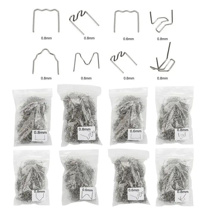 800 pièces automobile plastique réparation soudage clou Standard pré-coupé vague agrafes pare-chocs