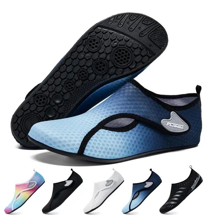 Chaussures de sports nautiques pieds nus chaussettes de yoga aquatique à séchage rapide à enfiler po