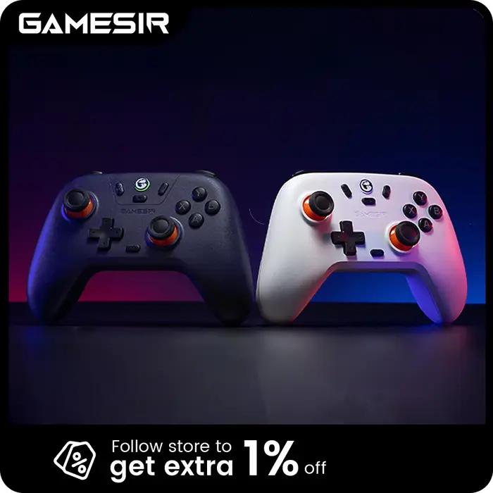 Manette de jeu sans fil GameSir Nova Lite pour Switch, Android, iOS, PC et jeux Steam, joystick à ef