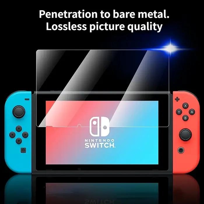 Film protecteur d'écran en verre OLED pour Nintendo Switch Lite, accessoires de protection, verre Gu