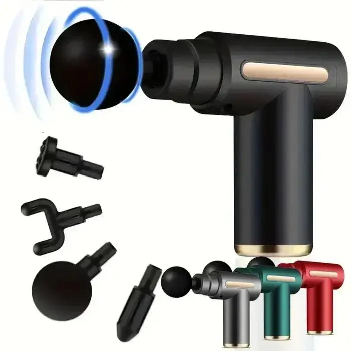 Mini pistolet de massage USB – Relaxeur de fascia portable pour le cou, les épaules et le dos, soula
