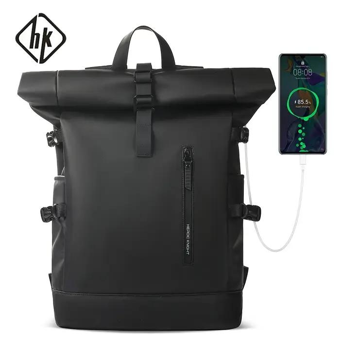 HK sac à dos de voyage extensible hommes grande capacité étanche 15.6 "sac pour ordinateur portable