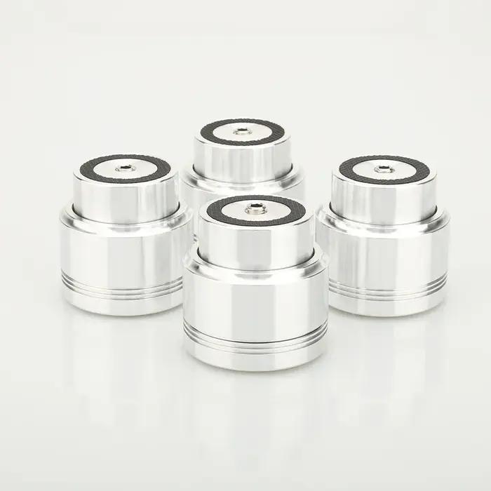 Haut-parleur flottant Maglev en alliage d'aluminium, support d'amplificateur, pointes de disques, le