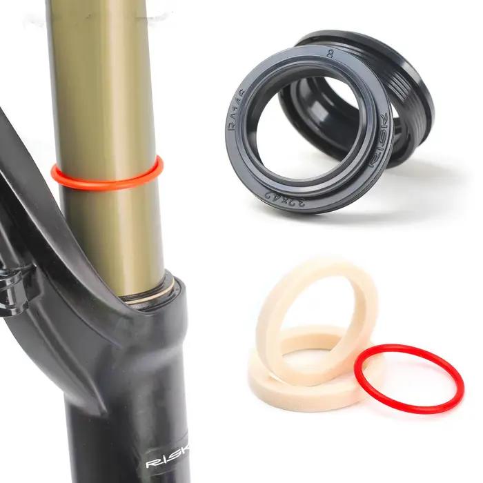 Joint anti-poussière pour fourche avant de vélo, 32mm 34 35 36mm, joint anti-poussière et anneau en