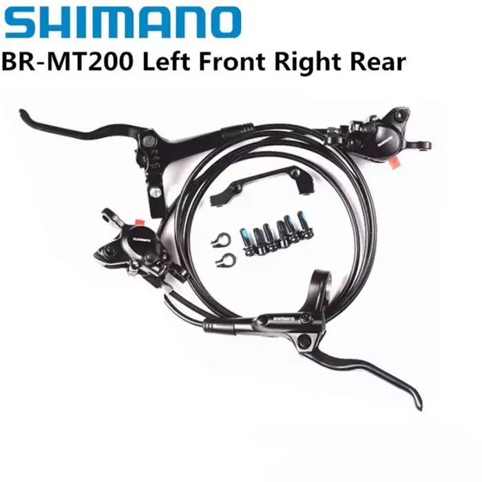 Frein à disque hydraulique Shimano MT200 pour VTT et vélos électriques frein avant droit arrière vélo occasionnels randonnées courses