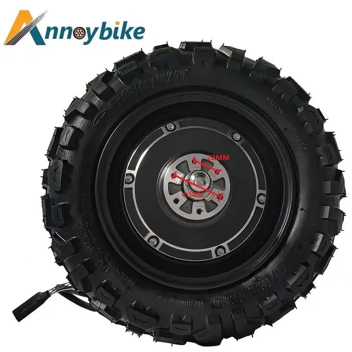 Moteur de scooter électrique puissant à double entraînement 11 pouces 5600W 52V 60V pour amélioration de performance scooter électriques