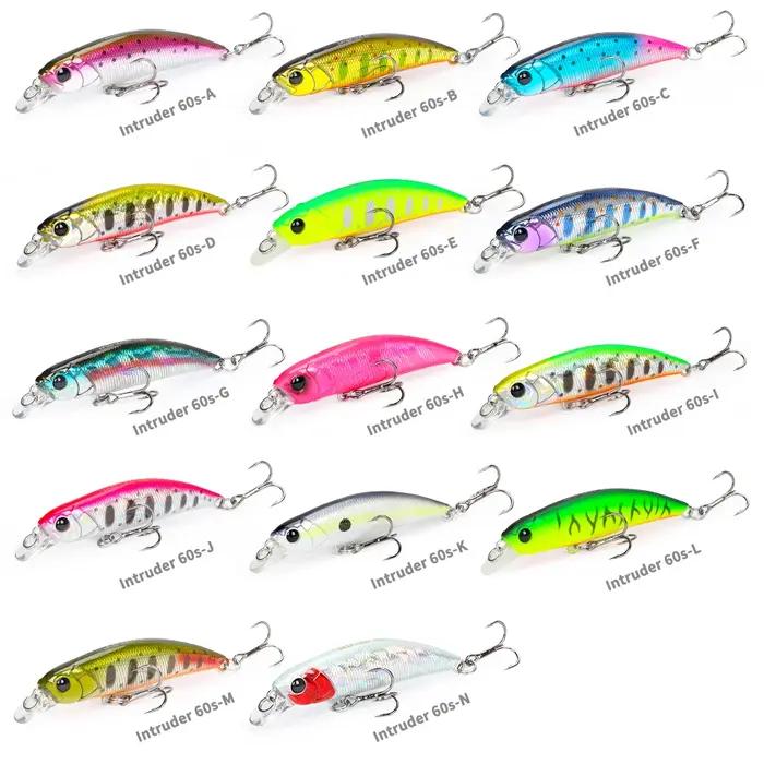 TSURINOYA DW107 leurre de pêche méné coulant nouveau modèle 60mm 6.5g appâts durs artificiels truite