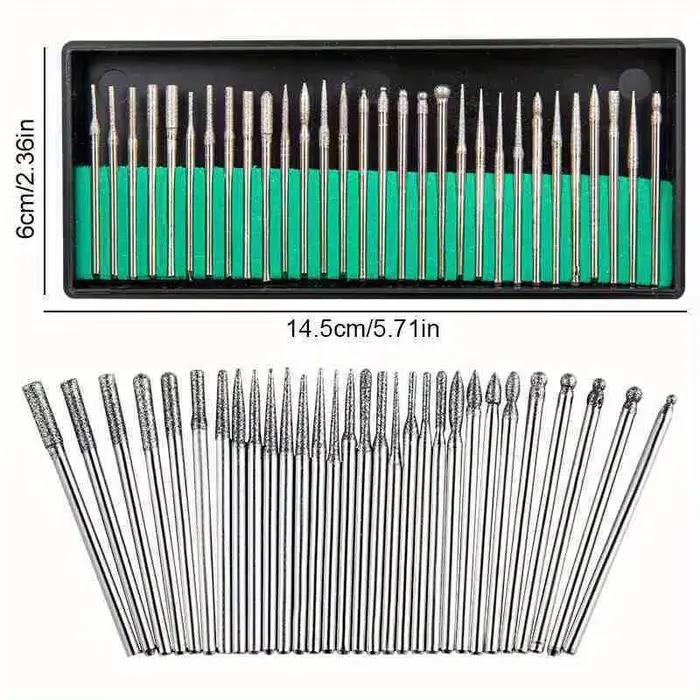 30 pièces/boîte diamant foret à ongles rotatif fraises électriques pour pédicure manucure fichiers c