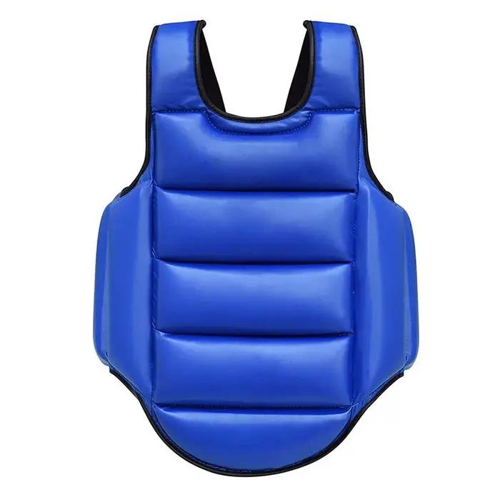 Gilet de protection de poitrine réversible pour taekwondo karaté judo arts martiaux sécurité entraînement compétition sparring