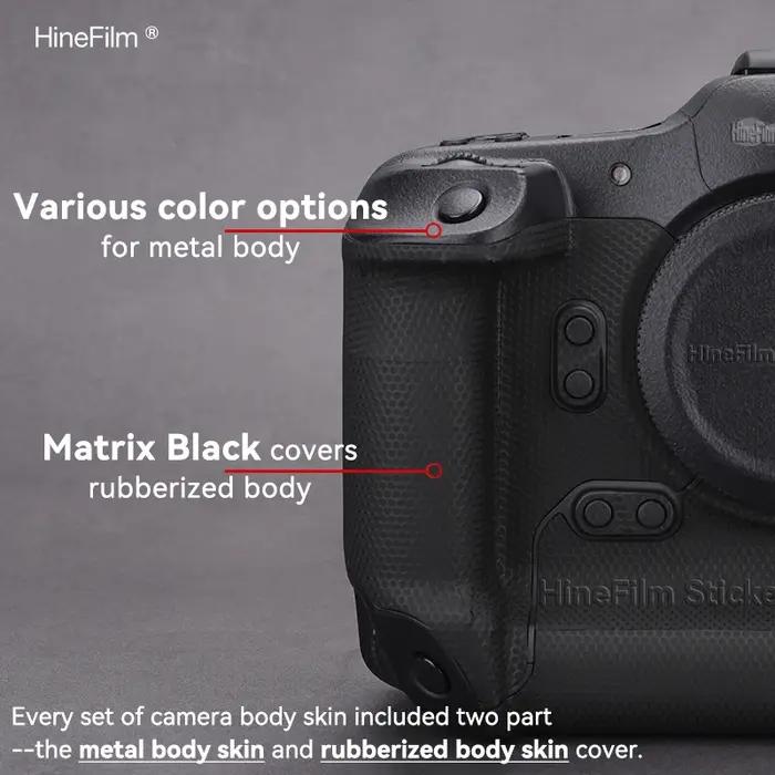 Hinefilm peau pour EOSR3 R3 caméra peau Film de protection pour appareil photo EOS R3 appareil photo