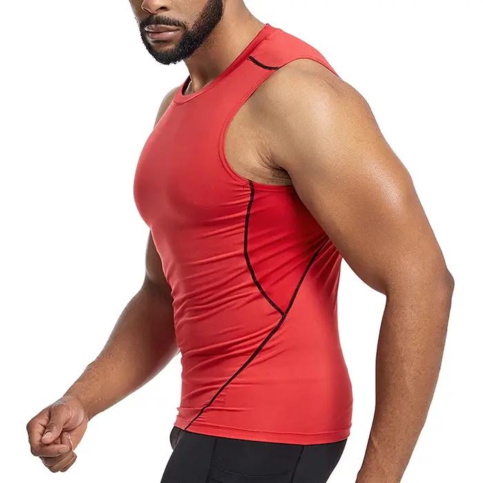 Sous-vêtement athlétique en fibre de verre pour homme, couche de base, séchage rapide, extensible, p