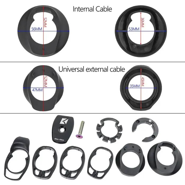 Guidon de vélo de route entièrement en carbone